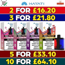 Hayati Pro Ultra Plus Prefilled Pods 20mg | 25000 Puffs | Replaceable Pods Only