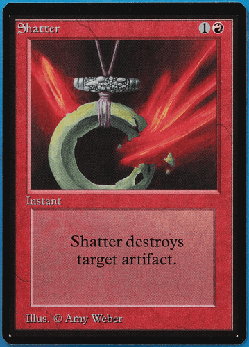 Shatter Beta MINT Red Common MAGIC THE GATHERING MTG CARD (ID# 502610) ABUGames - Picture 1 of 2