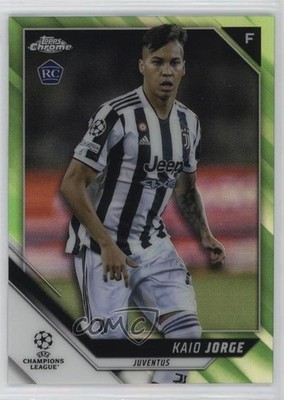 2021-22 Topps Chrome UEFA Champions League /99 Kaio Jorge #44 Rookie RC 3s8