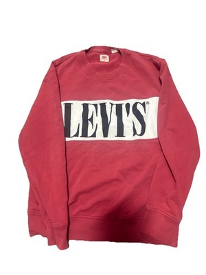 levis sweatshirt Men Medium Red Big Levi s Logo