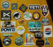 23 Diff Snowboard Ski Racing Produkt Aufkleber - Burton Armada Yeti Mammut Bier