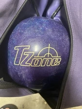 TZone Purple Galaxy Sparkle Bowling Ball