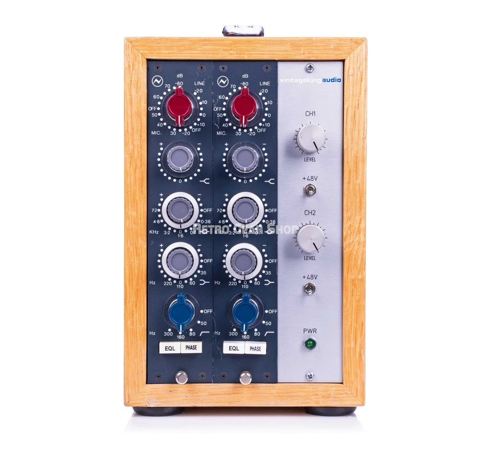 AMS Neve 1073 CV Microphone Preamp / EQ Stereo Pair in Rack with BAE PSU - Image 2 of 4