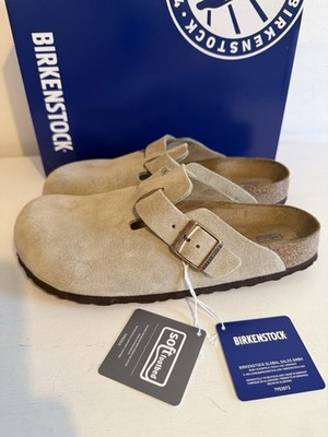 Birkenstock Boston Taupe Weichbettung VL Clogs Gr. 41 Schmale Weite 0560773