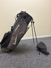 Nike Sport Lite Carry Golf Stand Bag Black/Grey with Equaflex Strap & Rainhood
