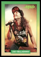 Joey Belladonna 1991 Music Rock Band Brockum Rockstar Card #49 (NM)