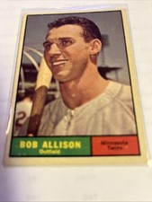 1961 Topps Bob Allison #355 Minnesota Twins 