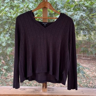 Athleta Women's Harmony Pose Hoodie Top Brown Size M