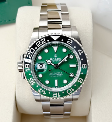 2026 Rolex GMT-Master II ''Sprite'' 40MM Green Dial White Gold Oyster Bracelet