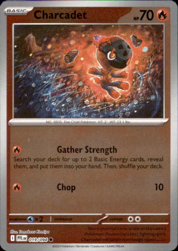 Pokemon Charcadet 19/94 Phantasmal Flames Reverse Holo 3 Card Lot
