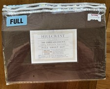 Hillcrest Fine Linens Full Sheet Set 300TC 10...