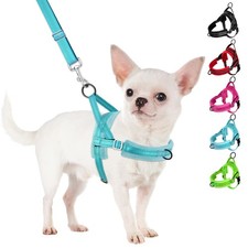 No Pull Small Dog Harness and Leash Set, Puppy Soft Vest Harness Neck  Chest...