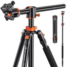K F Concept 90in Ultra High Camera Tripod Horizontal Overhead fr DSLR/Mirrorless