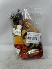 NEW Disney Store Winnie the Pooh Fireman Pooh Tigger Bean Bag plush Set