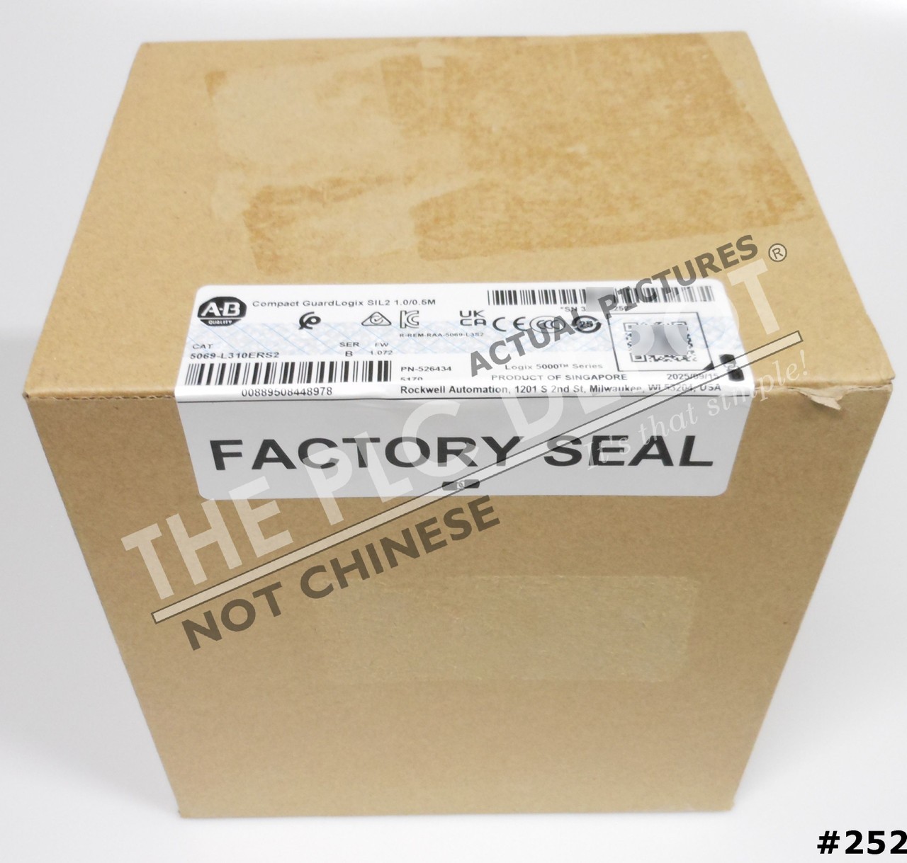 2025 SEALED ALLEN BRADLEY 5069-L310ERS2 CompactLogix "REAL US SELLER" #252