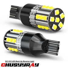 2x 921 912 T15 Back Up Reverse Light Lamp Super Bright White LED Bulbs NEW