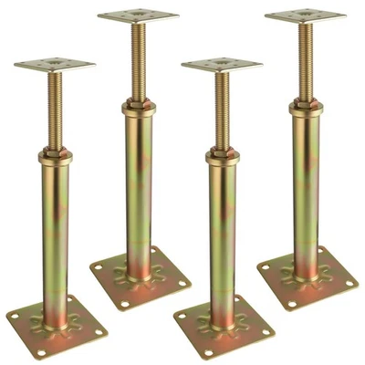 ALFFUN 4 Pack House Floor Jacks for Leveling, Adjustable Basement Floor Jack 11.8" t...