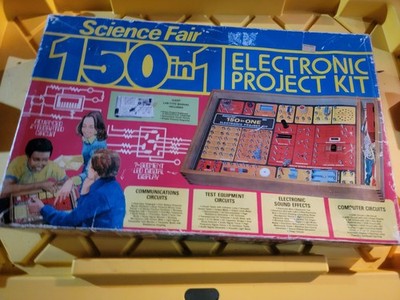 Radio Shack Tandy Science Fair 150 In 1 Electronic Project Kit 1976
