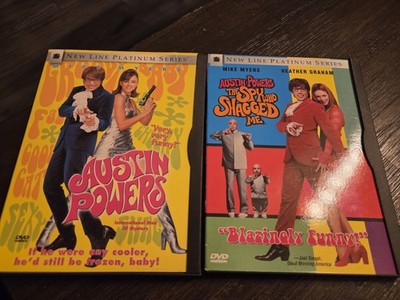 Austin Powers - International Man of Mystery & The Spy Who Shagged Me DVD Lot 2