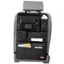 Tactical Seat Back Organizer - Heavy Duty MOLLE Panel Organizer with Black