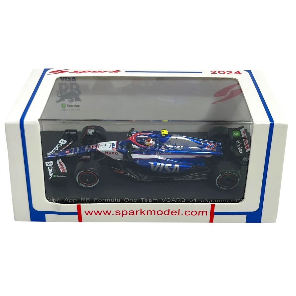 Modellino F1 Spark 1/64 Visa Cash App RB Formula One Team VCARB 01 Japanese G... - Immagine 4 di 4