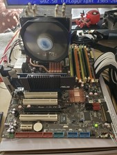 Intel Q6600 CPU + Asus P5KC Motherboard + 4GB DDR2 RAM