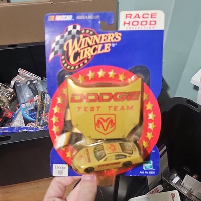NASCAR Winner's Circle Race Hood Collection Dodge Test Team Gold Hasbro 1:64