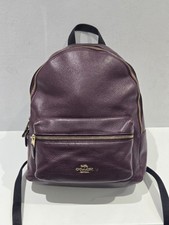 Coach Leather Backpack
