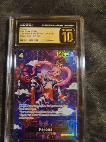 Perona (SP Card) graded CGC 10 for sale on eBay