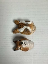 Small Owl And Squirrel Head That Can Be Made Into Magnets Or Ornaments 