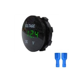 Dc 12v-24v Led Panel Digital Voltage Volt Meter Display Voltmeter Motorcycle Car