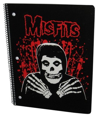 Rock Paper Pencils Misfits Fiend Crossed Hands Spirales Heft (2009) Schwarz Rot