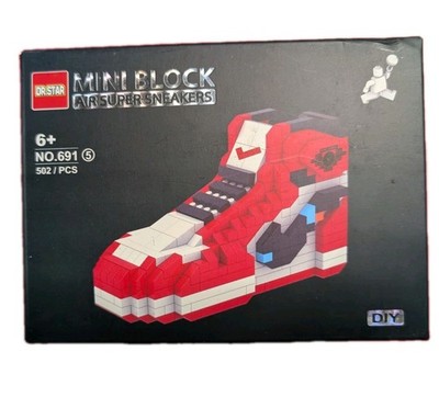 Dr Star Mini Block Air Super Sneakers Jordan DIY Building Toy Set 502 PCS  NIB