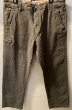 weatherproof vintage pants Men 36x30 Olive Green 98% cotton/2% spandex
