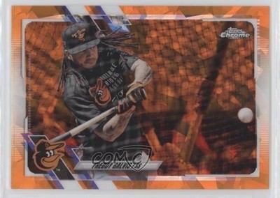 2021 Topps Chrome Sapphire Orange 3/25 Freddy Galvis #274 4pn