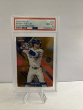 2025 Topps Finest - Bobby Witt Jr. #28 Gold Refractor /50 PSA 10