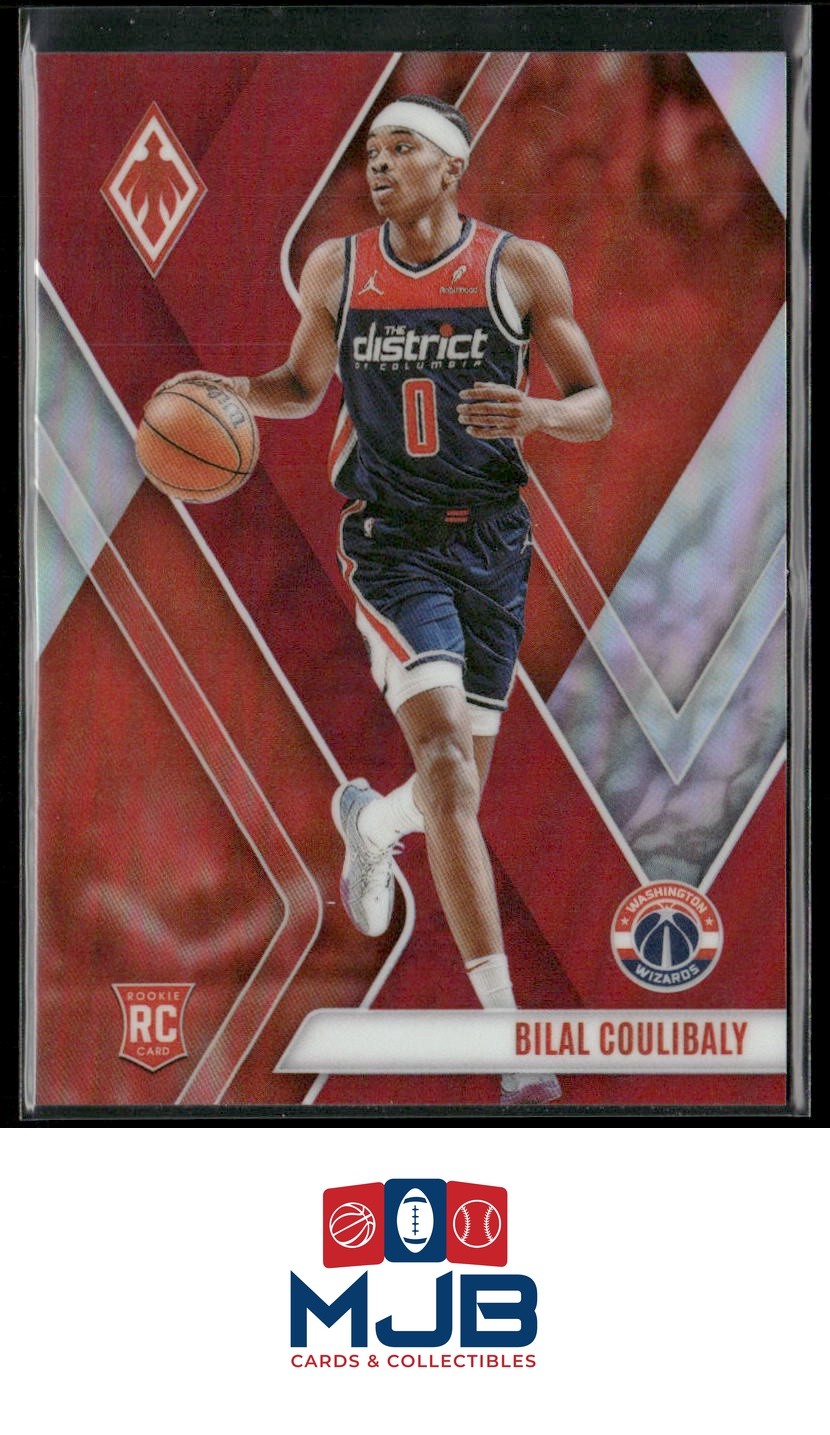 2023-24 Panini Phoenix Bilal Coulibaly Red #/199 Rookie #285 Washington Wizards