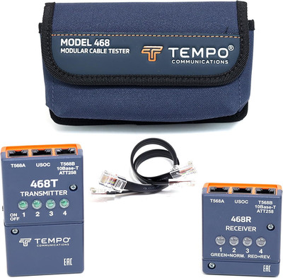 Communications 468 Wiremap Tester | LAN Network Cable Tester | Check Wiring Inte