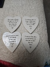 Heart Shape Ceramic Coasters