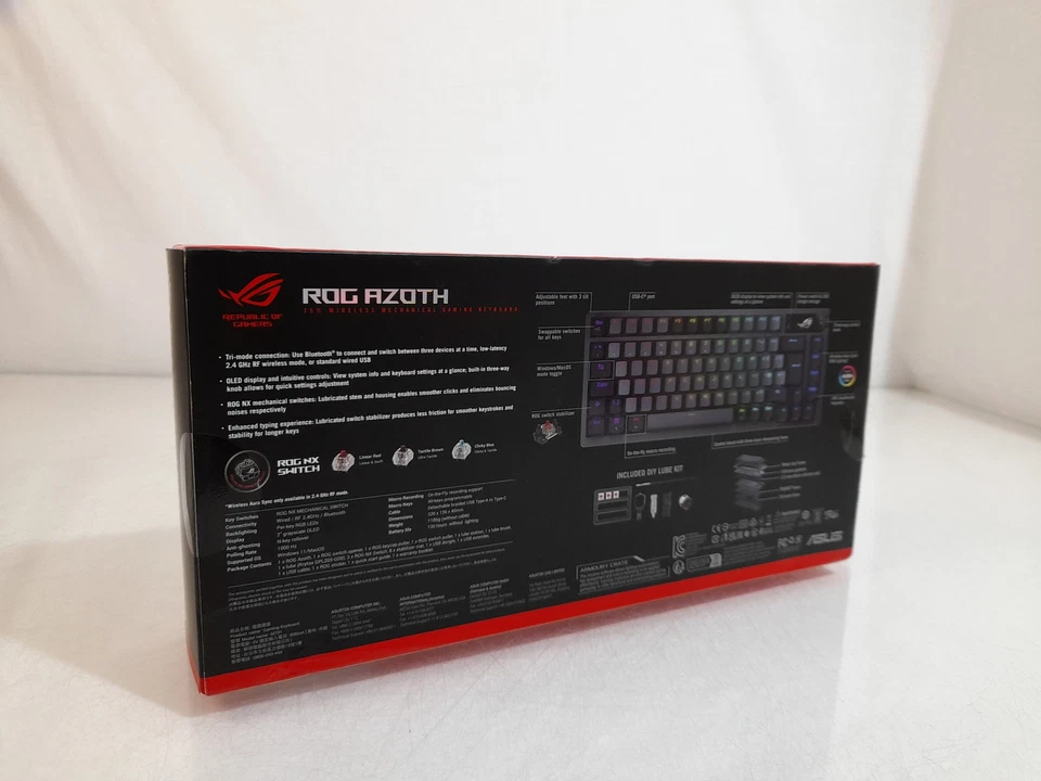 ASUS ROG Azoth 75% Wireless Gaming Mechanical Keyboard - No Power - Image 2 of 4