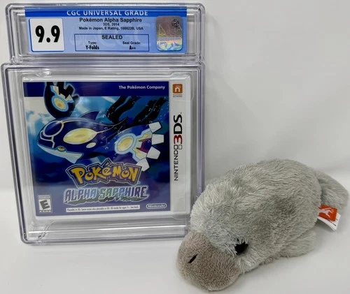 CGC Graded Pokemon Alpha Sapphire NEW Nintendo 3DS (1022729001, 9.9 A++)