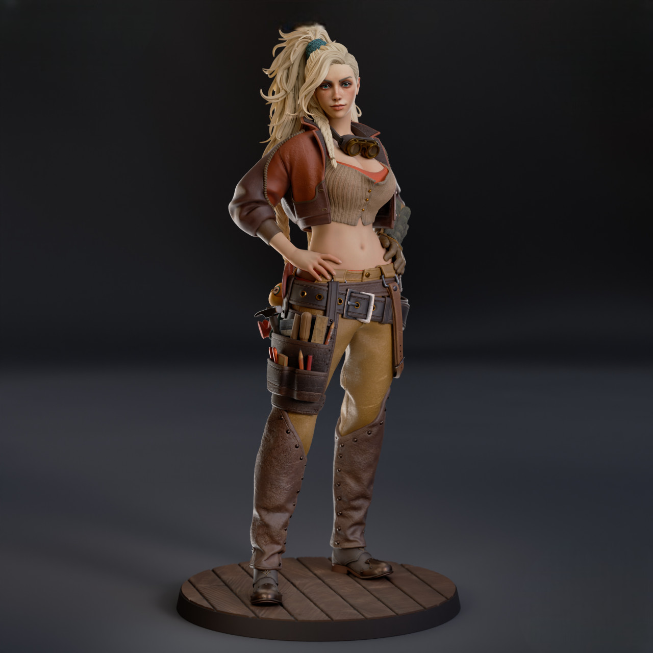 Figurine Gemma Monster Hunter de 21,5 cm en résine brute Bulkamancer non peinte