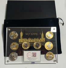 Wall Street Investment 8 x1 Oz. Unze .999 2023 Gold Rhodium Silberm&uuml;nzen Jubilee