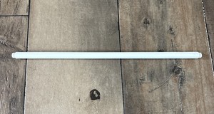 Vtg 18” Porcelain Towel Bar Rod Holder White MCM Mid-Century Replacement