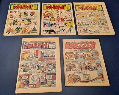 British UK Silver Age 5-book Lot Wham! Smash! Daredevil Fantastic Four 1960s 