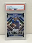 2025 Panini Prizm Jaxson Dart Silver Emergent Rookie PSA 8