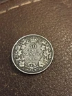 1917 - Canada Silver Half Dollar - Canadian 50 cent coin A6