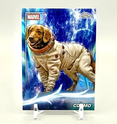 Cosmo 2025 Topps Chrome Marvel Studios Sky Blue RayWave Refractor #150