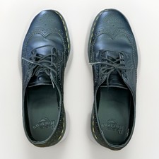 Dr. Martens Unisex Black Leather Wingtip Brogue Oxford Lace-Up Dress Shoes