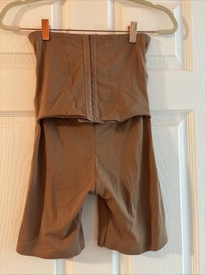 Daisy Fuentes Nude Beige Adjustable Shape Waist Cincher Girdle Size X-Large